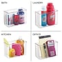 iDESIGN Small Plastic Storage Bin, Clear (66120)~#|#~CE17863D-0410-47DE-A39000ACFAEC912F_sc7