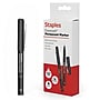Staples Duramark Permanent Marker, Ultra Fine Tip, Black, Dozen (ST62927)~#|#~CE1A28F7-F89A-4E9B-95F20C723ED59959_sc7