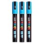 POSCA PC-5M Water Based Paint Marker, Reversible Medium Tip, Light Blue, 3/Pack (UBCPC5MLBLUE-3)~#|#~CE1BD742-961B-484B-81BFF1369FF34CD1_sc7