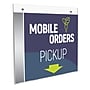 Deflect-O Classic Image Document Holder, 8.5" x 11", Horizontal, Wall Mounted, Clear Plastic (68301)~#|#~CE1CFE50-3633-4B59-958AD2CE5C282A88_sc7