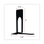 Universal Jumbo Deluxe Steel Book Ends, 9"H, Black (UNV54095)~#|#~CE21F569-B3F7-436B-8C674E7A0AC3F966_sc7