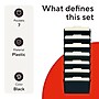 TRU RED™ 7-Pocket Plastic Letter Wall File, Black (TR55348)~#|#~CE2832D3-D12D-4229-B308B1DBCF97AD59_sc7