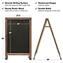 Excello Global Products 24x36 Chalkboard Coroplast Combo A-Frame, Brown (EGP-HD-0533-BN)~#|#~CE293825-F902-405F-9C27326E3020246D_sc7