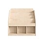 Flash Furniture Bright Beginnings 3-Section Modular Bookstand with Storage, 36" x 34.75", Brown (MKKE24282)~#|#~CE35600C-35A7-4030-A136A914068B434B_sc7
