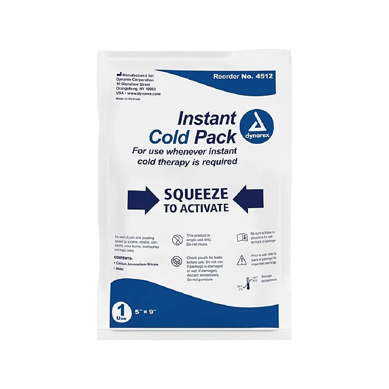 Dynarex All-Purpose Cold Pack, 5" x 9", 24/Carton (4512) image 1
