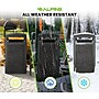 Alpine Industries Steel Outdoor Trash Can with Dome Lid and Ashtray, 40 Gallon, Gray Stone (472-40-GRYS)~#|#~CE37CB17-405E-4370-B21DBE61C64F7FB7_sc7