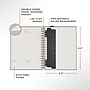 Staples Pro120 Elite™ Flexible Cover Meeting Notebook, 6.5" x 9.5", Narrow Ruled, 90 Sheets, Black (ST63370)~#|#~CE38CA4D-95E4-4DA6-8C1D85F37D331447_sc7