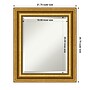 Amanti Art Parlor Gold Frame Wall Mirror, 25.75" x 21.75" (A42674593016)~#|#~CE3CD804-50CB-4F22-833BA1C92C0994C5_sc7
