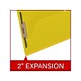 Medical Arts Press Pressboard Classification Folder, 2" Expansion, Letter Size, Yellow, 25/Box~#|#~CE4242C6-7B93-426C-8F6F4FEEDFDF31CB_sc7