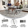 Flash Furniture HERCULES Series Plastic Banquet/Reception Chair, Gray, 2/Pack (2LEL3GREY)~#|#~CE47B125-4347-4043-8AE118DE7022DD1D_sc7