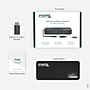Plugable 4K USB 3.0 & USB-C to DisplayPort and HDMI Dual Monitor Adapter, Male to Female, Black (USBC-6950U)~#|#~CE49345B-334F-4DF5-B5463E2DE175BE66_sc7