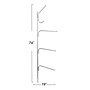 Household Essentials Hinge-It Clutterbuster Valet Stand, Silver (HE1081) ~#|#~CE4B47D5-E6AD-4A00-BA5109A35A6DA110_sc7