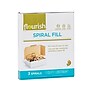 Flourish Paper Spiral Cushion Fill, Brown, 3/Pack, 6 Packs/Case (287430)
