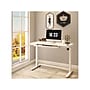 FlexiSpot EW8 48"W Rectangular Adjustable Metal Standing Desk, White (EW8W)~#|#~CE574743-AA3B-48A5-BCD931B34CFDF912_sc7