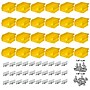 Triton Products 5-3/8" L x 4-1/8" W x 3" H LocBin Storage Bin With BinClip, Yellow, 24/CT (BK-210)~#|#~CE5827AF-C7B5-4011-A91F1FEF54A5C9E4_sc7