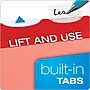 Pendaflex Ready-Tab Reinforced Hanging File Folder, 5-Tab, Letter Size, Red, 25/Box (42623)~#|#~CE58B1C0-BB71-467C-A5458E947C52A64F_sc7