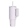 Elemental Commuter Series Stainless Steel Triple Wall Insulated Tumbler with 2 Straws & Handle, 40 oz., White (ET40WH12)~#|#~CE590224-2B83-46DE-81439B8B34A24B4A_sc7