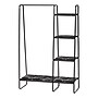 Iris 8.88" x 6.75" Garment Rack, Black Metal (596277)~#|#~CE59E26B-A9B2-49AF-A95C44CA5F82C6DA_sc7