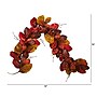 Nearly Natural 6' Autumn Magnolia Leaf with Berries Artificial Garland (4495)~#|#~CE5AF87B-5981-4547-8320F66B13B8F7E8_sc7
