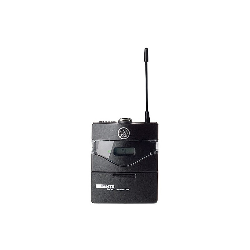 AKG PT470 Professional Wireless Noise Canceling Microphone Bodypack Transmitter, Black (3302H00180) image 1