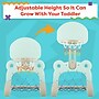 Hey! Play! 2-in-1 Basketball Hoop and Soccer Goal, Blue (83-SH-26) ~#|#~CE5DB4F6-0F4B-4478-85792CCBC7AFA442_sc7