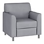 Flash Furniture Hercules Diplomat LeatherSoft Reception Chair, Gray/Chrome Legs (BT8271GYCHR)~#|#~CE5EE1B4-2EED-43E1-A5D2B5A2C51321AF_sc7