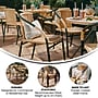 Flash Furniture Rattan Indoor-Outdoor Restaurant Stack Chair, Beige, 4-Pieces (4TLH037BGE)~#|#~CE60CA1C-05D0-4981-B245AF0FDD156F07_sc7