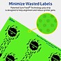 Avery Decorative Edge Multipurpose Labels, 1.5" x 4", Neon Green, 160/Pack (94116)~#|#~CE61FED1-FD3D-4294-856D193B12B5B3CA_sc7