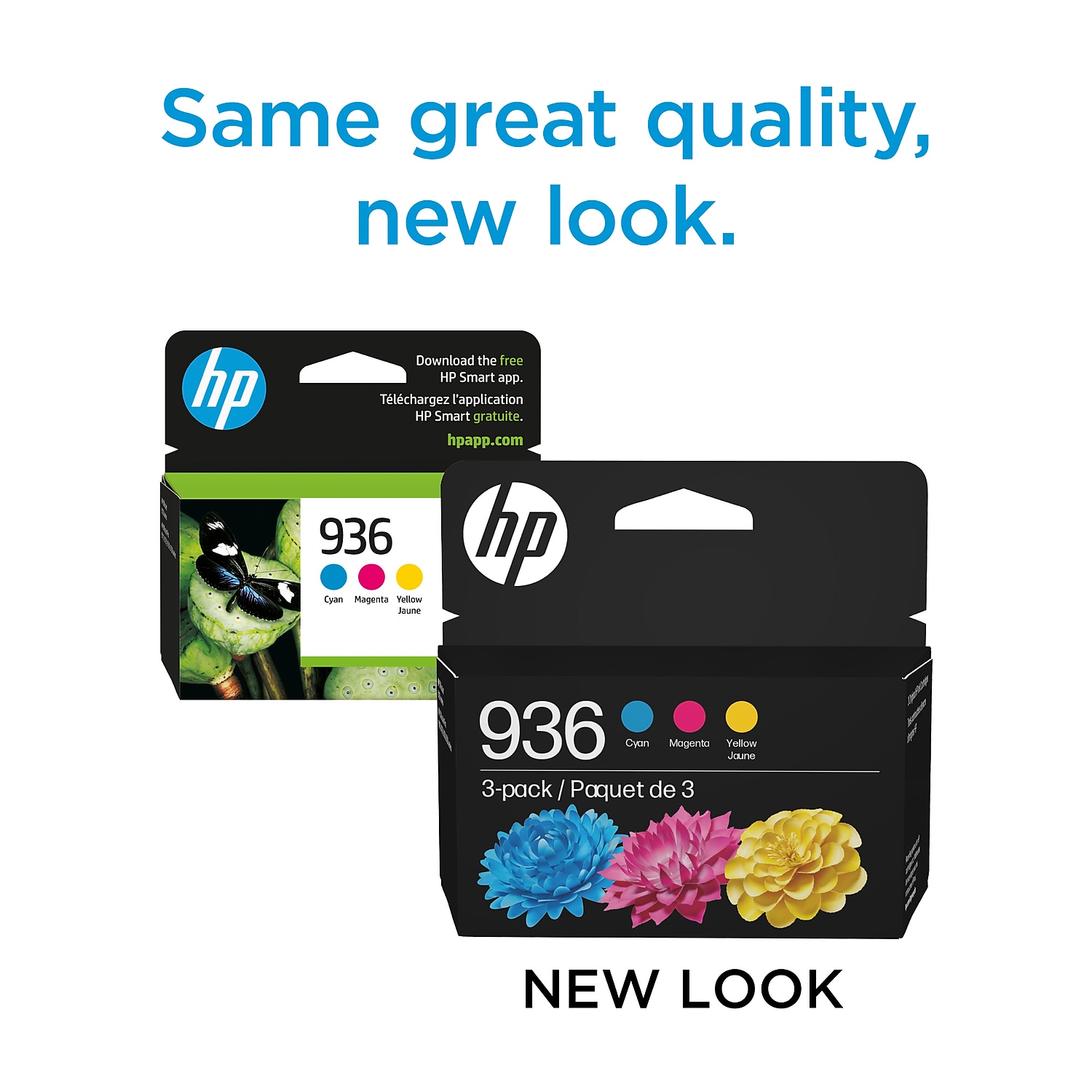 HP 936 Tintenpatronen Cyan/Magenta/Gelb Standardkapazität 3/Pack (6C3Z3LN) - Bild 3 von 8