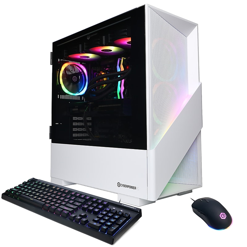 CyberPowerPC Gaming Desktop Computer, AMD Ryzen 9 9900X, GeForce RTX 5070 Ti 16GB, 32GB RAM, 2TB SSD, Windows 11 Home image 1