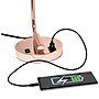 Lalia Home Studio Loft Modern Iron Desk Lamp, 18.8", with USB Port, Polished Rose Gold (LHD-2002-RG)~#|#~CE696B80-CF18-44C2-A03E133AB8211AA7_sc7
