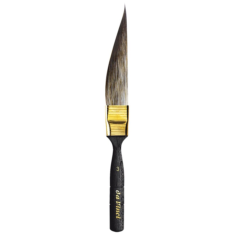 da Vinci CASANEO Watercolor & Acrylic Synthetic Bristle Dagger Striper, Slant Brush (DVXVA7033) image 1