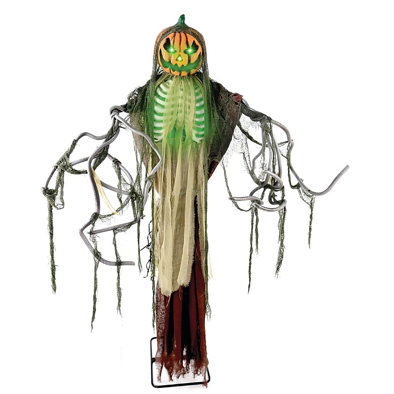 Haunted Hill Farm Lifesize Animatronic Pumpkin Man (HHPUMP-8FLSA) image 1