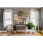 Storied Home 1-Section Rolling Laundry Basket, Metal, Grey (DE2757)~#|#~CE7123C3-D0D7-460F-93BD1BA4BF0607A3_sc7