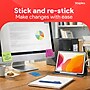 Staples Ultra Sticky Notes, 3" x 3", Summer Breeze Collection, 100 Sheets/Pad, 24 Pads/Pack (ST62882)~#|#~CE801865-1665-405F-871E2461802F81E8_sc7