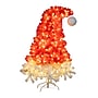 Nearly Natural 5-ft Pre-Lit Artificial Holiday Red Santa’s Hat Christmas Tree with 300 LED Lights and 720 Tips (T4794)~#|#~CE87EAE3-B89A-4046-B6065982D5D16EF2_sc7