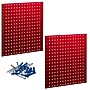 Triton Products LocBoard 24" x 24" x 9/16" Steel Square Hole Pegboards, 2/Set (LB1-R)~#|#~CE88C2BF-43FC-4B19-A63FF9ACEF577D65_sc7