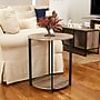 Household Essentials Jamestown Round Side End Table with Storage Shelf, Ashwood/Black (HH8080-1)~#|#~CE8947BF-430D-4353-A6EB998D5E7164A5_sc7