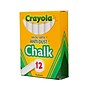 Crayola Anti-Dust Chalkboard Chalk, White, 12/Box (50-1402)~#|#~CE8D4843-7068-4623-8C94566B82ECB918_sc7