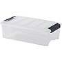 Iris Stack & Pull 5.7 Qt. Latch Lid Storage Box, Clear (100275)~#|#~CE8DE99B-F1FC-4B24-93750D5CE6D5A0D9_sc7