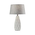Simplee Adesso Joan Table Lamp, Glossy White, 2/Set (SL1149-02)