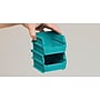Triton Products LocBin Stackable Storage Bin, 3" x 4.12"x 5.37", Brown, 24/Pack (3-210BRWS)~#|#~CE90DD19-48D9-41C1-9BE9A3738F4F4A56_sc7