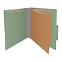 Medical Arts Press Pressboard Classification Folder, 1-Divider, 2" Expansion, Letter Size, Green, 10/Box (DV-T42-14-3AGN-PKT)~#|#~CE943F03-1E6C-4CC9-BCBACA6D369410FB_sc7