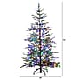 Nearly Natural 6-ft Pre-Lit Artificial Natural Fresh Cut Fir Christmas Tree (T4801)~#|#~CE960496-EB74-4C91-A9A19FAFB0FB5F32_sc7