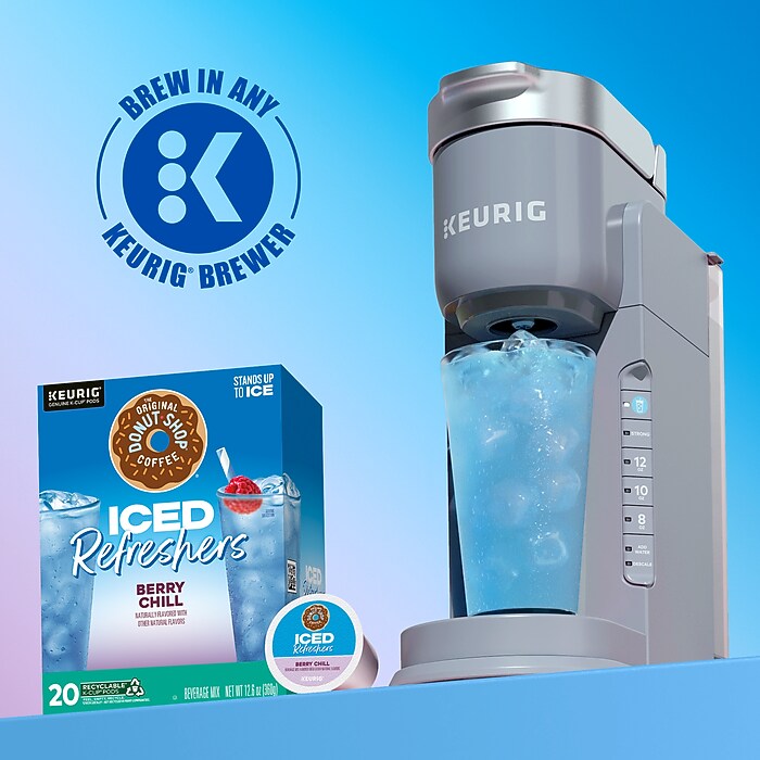 The Original Donut Shop Berry Chill Iced Tea Keurig K-Cup Pods, 20
