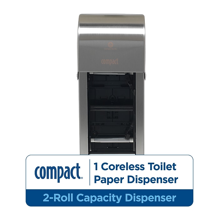 Georgia-Pacific Compact Coreless 2-Roll Toilet Paper Dispenser