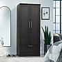 Sauder HomePlus 71"H Storage Armoire with 2 Shelves, Raven Oak (446896)~#|#~CE9EB156-158A-4119-B7AF8E37E565835D_sc7