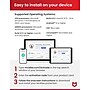 McAfee Total Protection for 5 Users, Windows/Mac/Android/iOS/ChromeOS, Product Key Card  (MTP21EST5RFLM)~#|#~CEA19F53-8B66-4BE6-A512438B8C855B9F_sc7