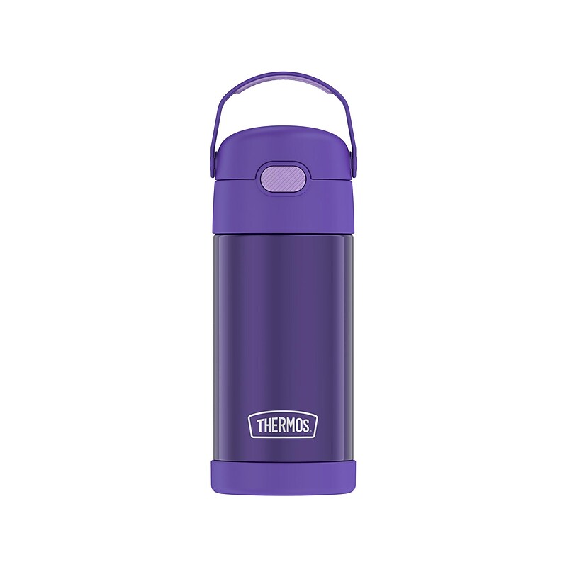 Thermos FUNtainer Pokemon/Kitties/Purple Stainless Steel Vacuum-Insulated Water Bottle, Assorted Colors, 12 oz. (F4104AST6) image 1