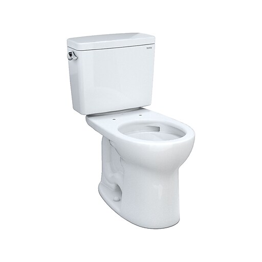 Toto Drake 1.28 gal. Tornado Flush Two-Piece Toilet, Cotton
